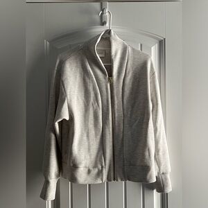 Varley Pelham zip through size XS ivory Marl